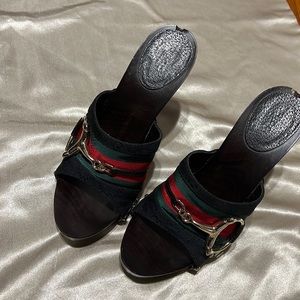 Gucci (authentic) horsebit mules